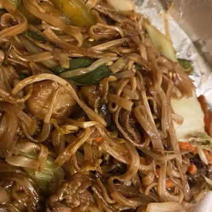 Drunken noodles