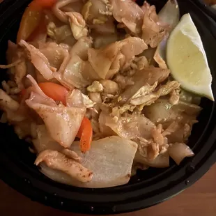 Drunken Noodle w chicken