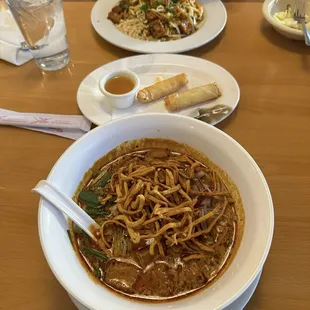 F12. Kao Soi Noodle Soup Cream A3. Cheese Rolls