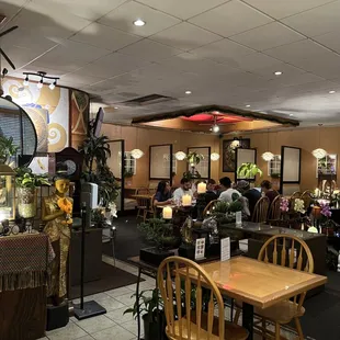 the interior of a restaurant