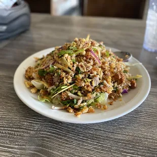 27. Minced Pork Salad  A thing of beauty. Perfection! Your tastes buds will love you.