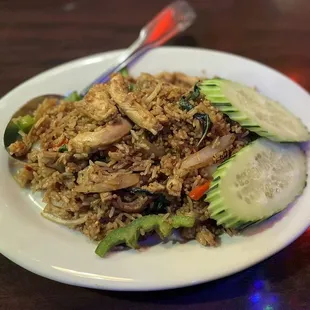 Spicy Mint Fried Rice