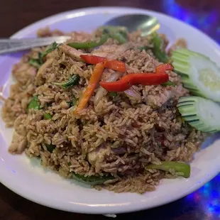 Spicy Mint Fried Rice