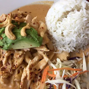 Chicken masman, two stars of spice.