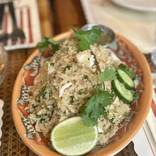 Uncle Boon's Crab Fried Rice.