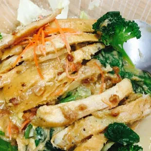 Lemongrass chicken, one of my favorites. Plenty here for two lunches.