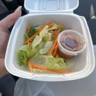 Lunch side salad (free!)