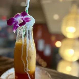Thai tea Float