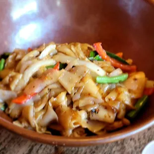 Drunken Noodles with chicken