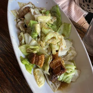 Cabbage & Crispy Pork Belly