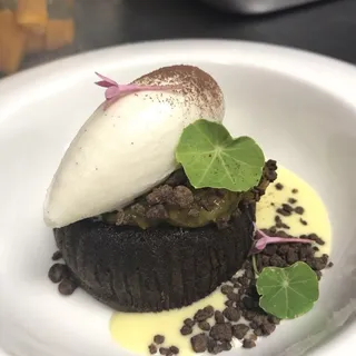 Warm Flourless Chocolate Lava Cake