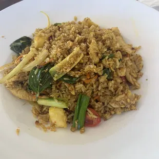 Pineapple Fried Rice with Chicken