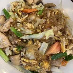 Pad Woon Sen Dinner