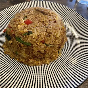 Drunken fried rice with beef