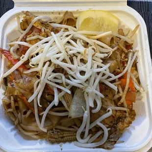 Pad Kee Mow Noodles