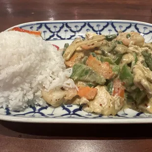 Pattayang curry lunch