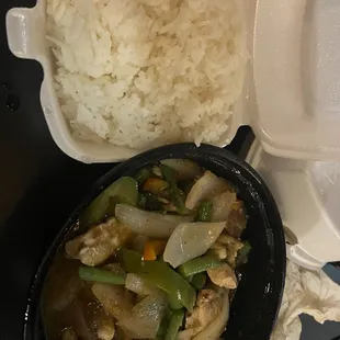 Thai basil with chicken