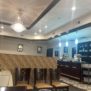 Open space seating on both sides here