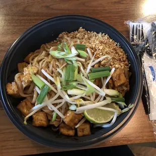Pad Thai with tofu