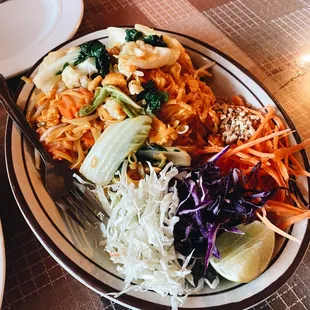 Pad Thai with Veggies.