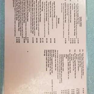 Menu - 5/4/22