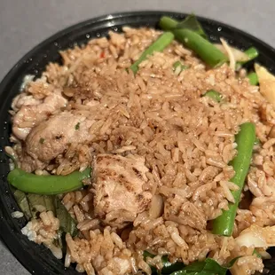 Basil Fried Rice with Pork