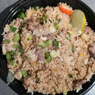 Thai Fried Rice with Beef