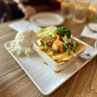 Mango Curry with Tofu