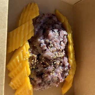 Mango with Sweet Black Sticky Rice