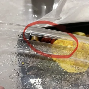 Hole in lid