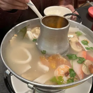 Tom Yum Chicken Soup