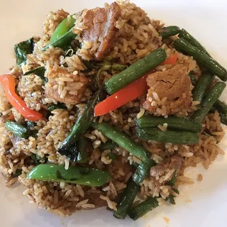 Spicy String Bean with Crispy Pork