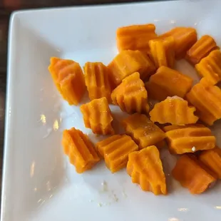 Steamed carrots