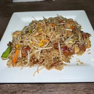 R5. Bacon Fried Rice with Chicken and Beef