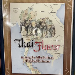 Menu cover