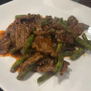 Pa Pik Khing beef  Very salty