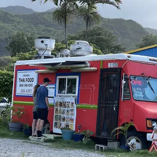 Exterior of the truck