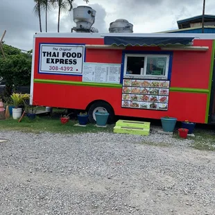 Checking out one of the local food trucks. Looking forward to the experience.