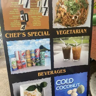 Side menu board