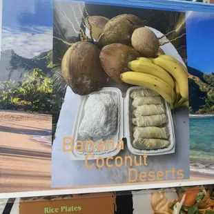 Dessert options