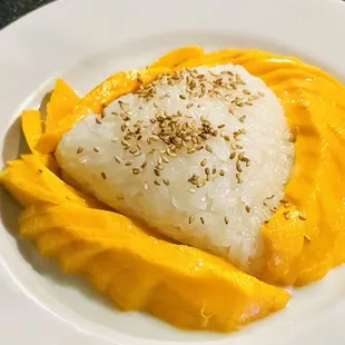a mango and rice dish
