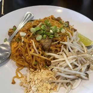 Beef Pad Thai Noodle
