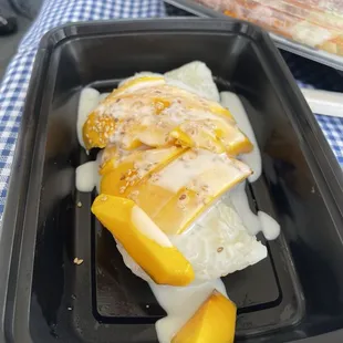 Mango, sticky rice that got me very very sick