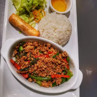 Thai Spicy Basil Lunch Special