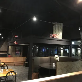 the inside of a restaurant