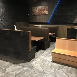 the interior of a restaurant