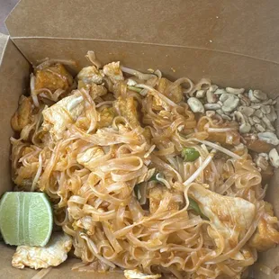Chicken with tofu 28. Pad Thai Noodles