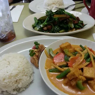C1. Crispy Pork with Chinese Broccoli