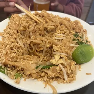Chicken pad Thai