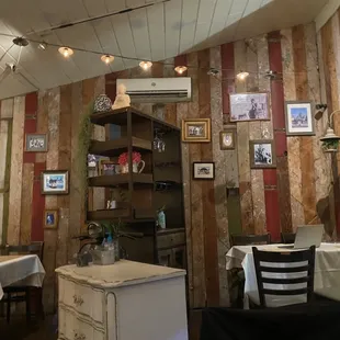 Super cozy restaurant!! Only has four indoor tables and I think two outdoors.